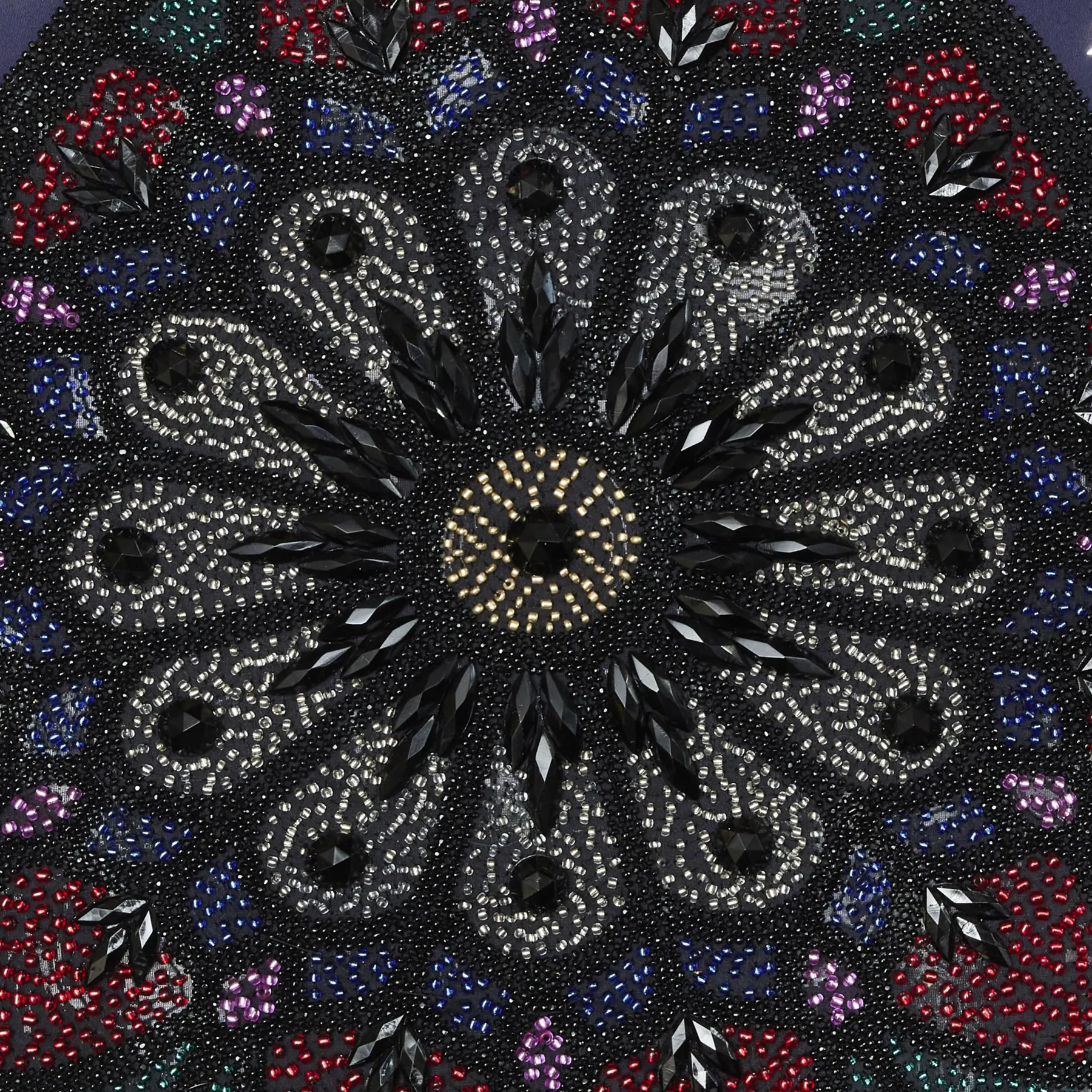 Détail de Vitrail dans la Nuit