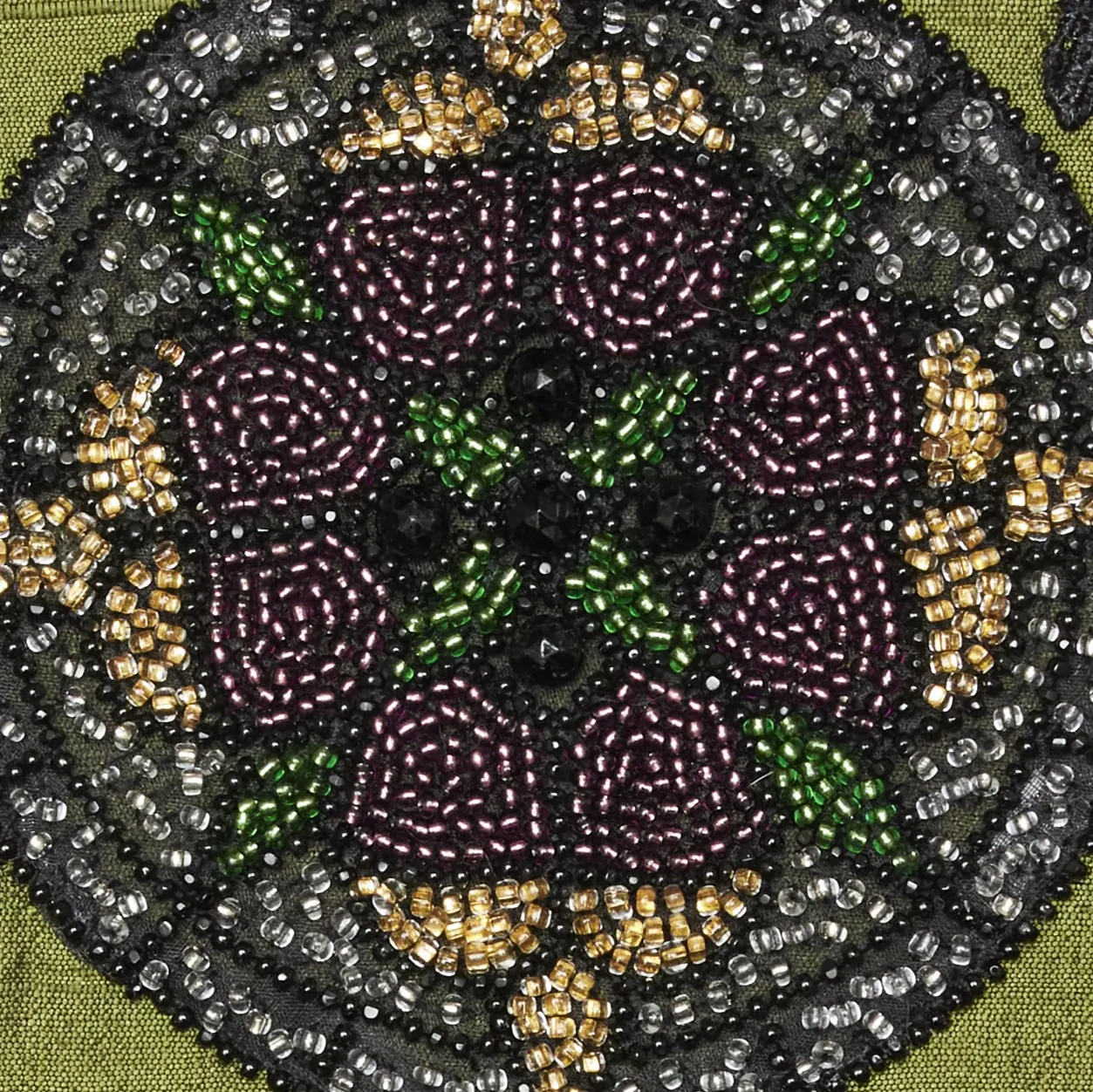 Détail de Vitrail du Jardin